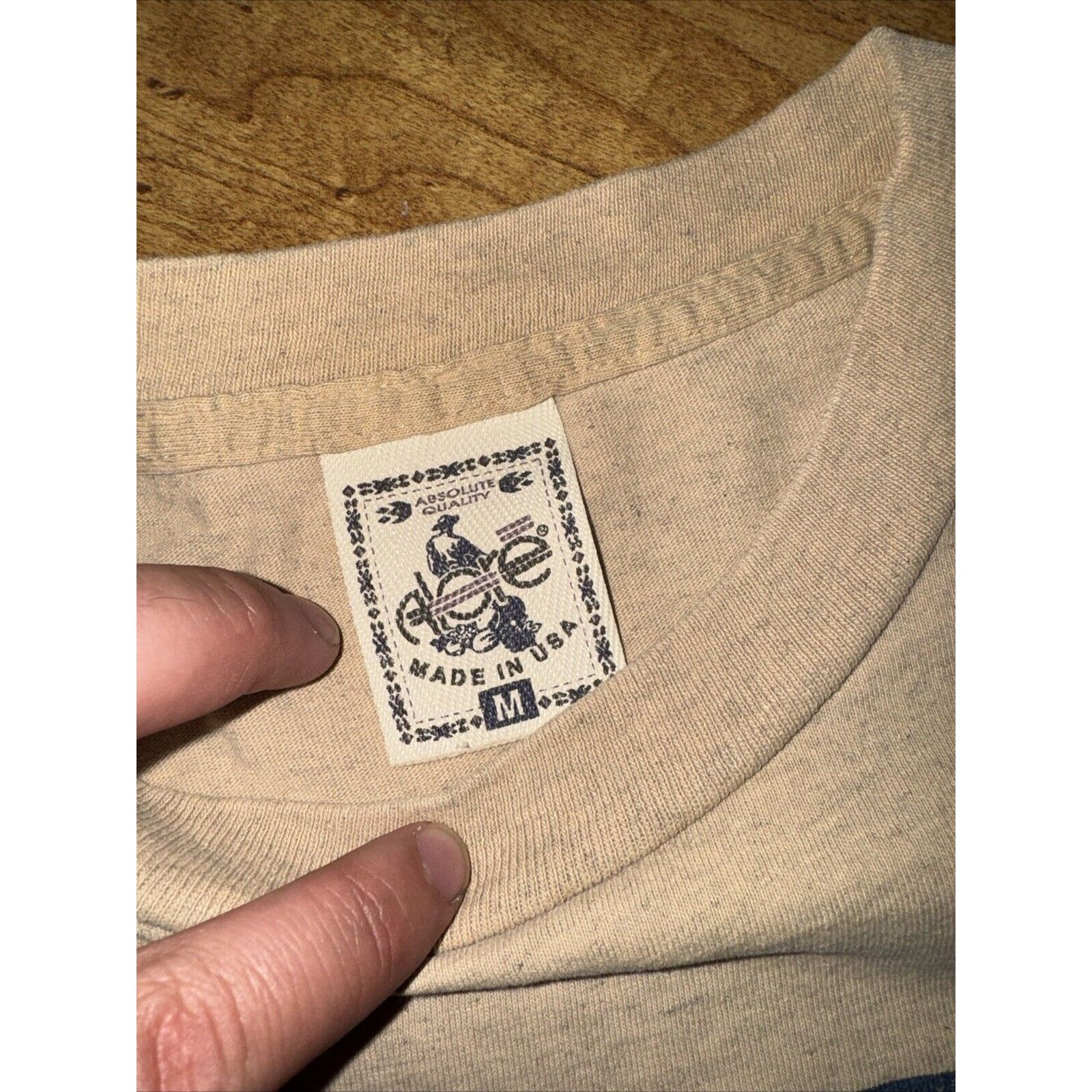 Band Tees × Vintage Vintage 1998 Single Stitch Jesus Parody T-Shirt Tan M 18x25 Size US M / EU 48-50 / 2 - 5 Thumbnail