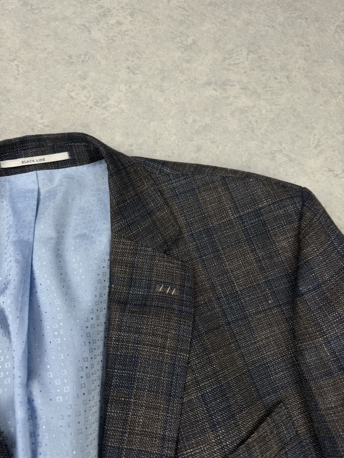 Other Carl Gross Black Line Blazer Loro Piana Wool Silk Linen 46R Size 46R - 6 Thumbnail