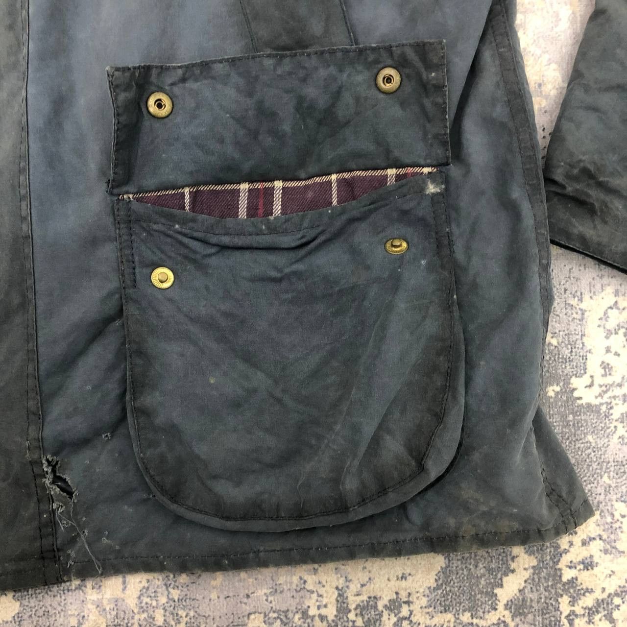 Barbour Y512 BARBOUR WAX DISTRESSED CHORE JACKETS Size US M / EU 48-50 / 2 - 8 Thumbnail