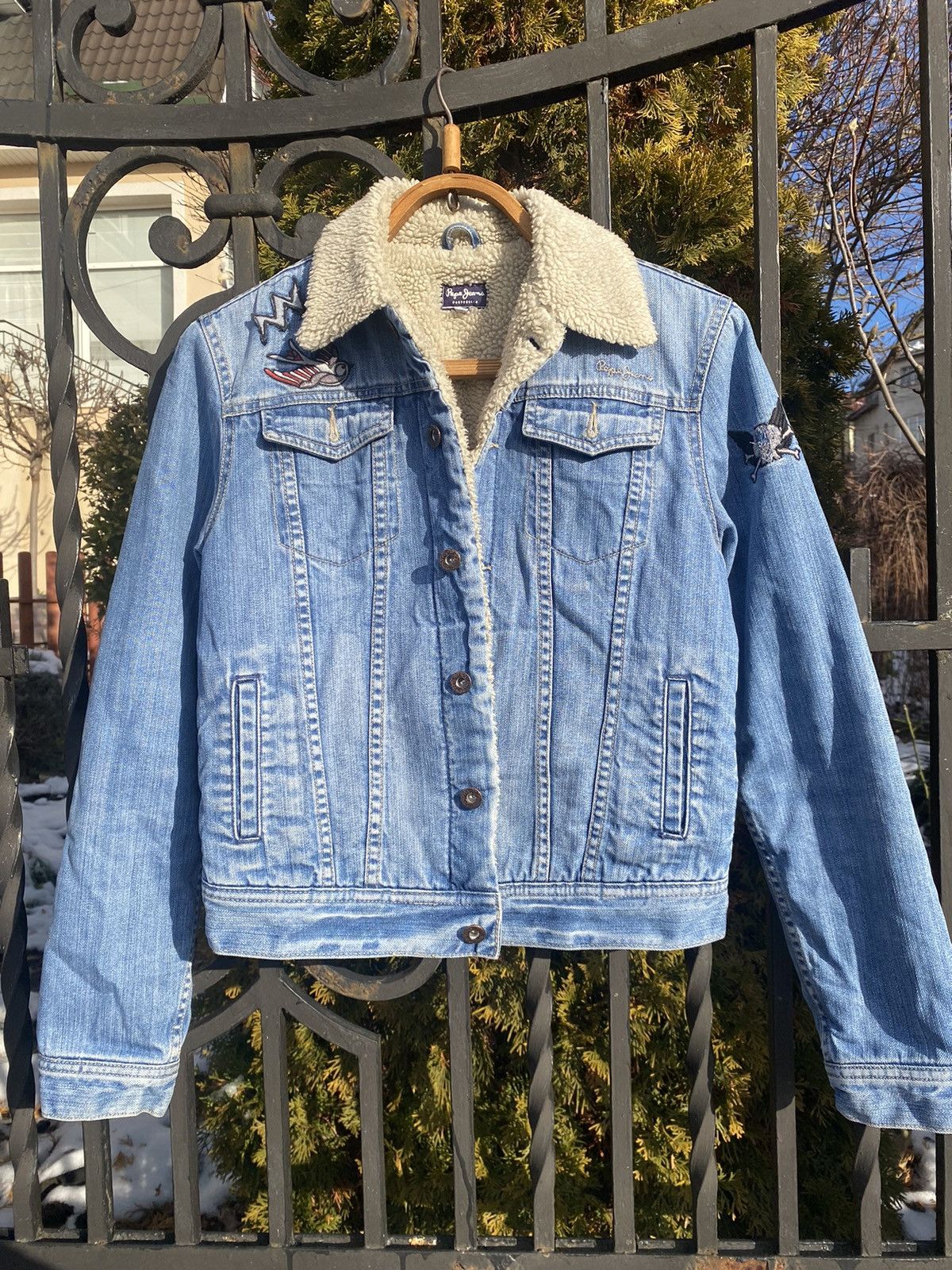 Pepe Jeans × Vintage Pepe Jeans London Denim Woman Jacket Blue Size M / US 6-8 / IT 42-44 - 1 Thumbnail