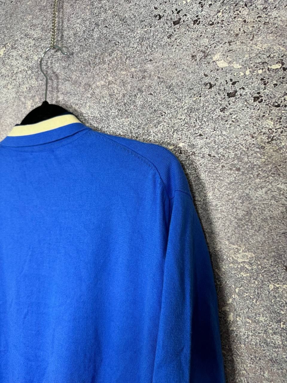 Baracuta × Vintage Vintage Baracuta Knit Polo Shirt Medium Blue Italy Size US M / EU 48-50 / 2 - 16 Thumbnail