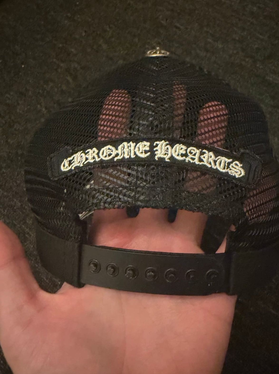 Chrome Hearts Floral Cross Trucker Hat Size ONE SIZE - 5 Thumbnail