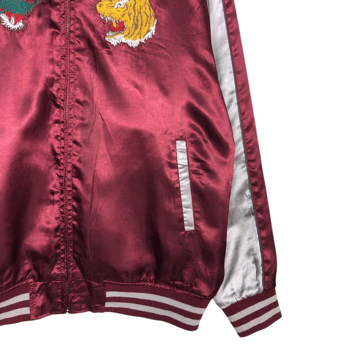 Vintage 📌Vintage Souvenir Sukajan Jacket Embroidered Japan Design Size US L / EU 52-54 / 3 - 7 Thumbnail