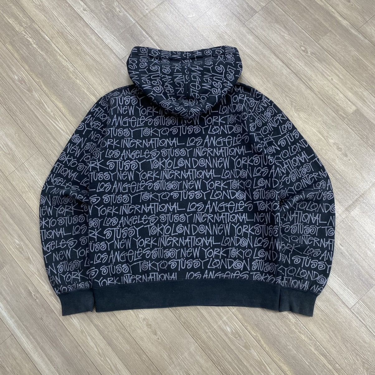 Stussy 00s Stussy World Tour Monogram Logo Pull Over Hoodie Japan Size US S / EU 44-46 / 1 - 16 Thumbnail