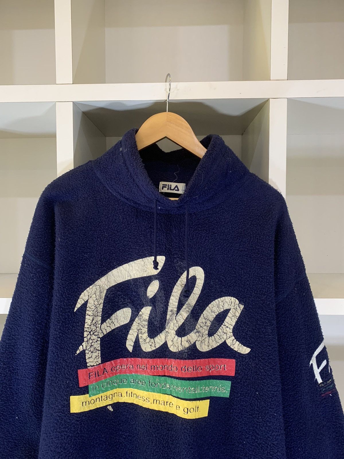 Bjorn Borg × Fila × Vintage Vintage Fila Fleece Sweater Size US L / EU 52-54 / 3 - 5 Thumbnail