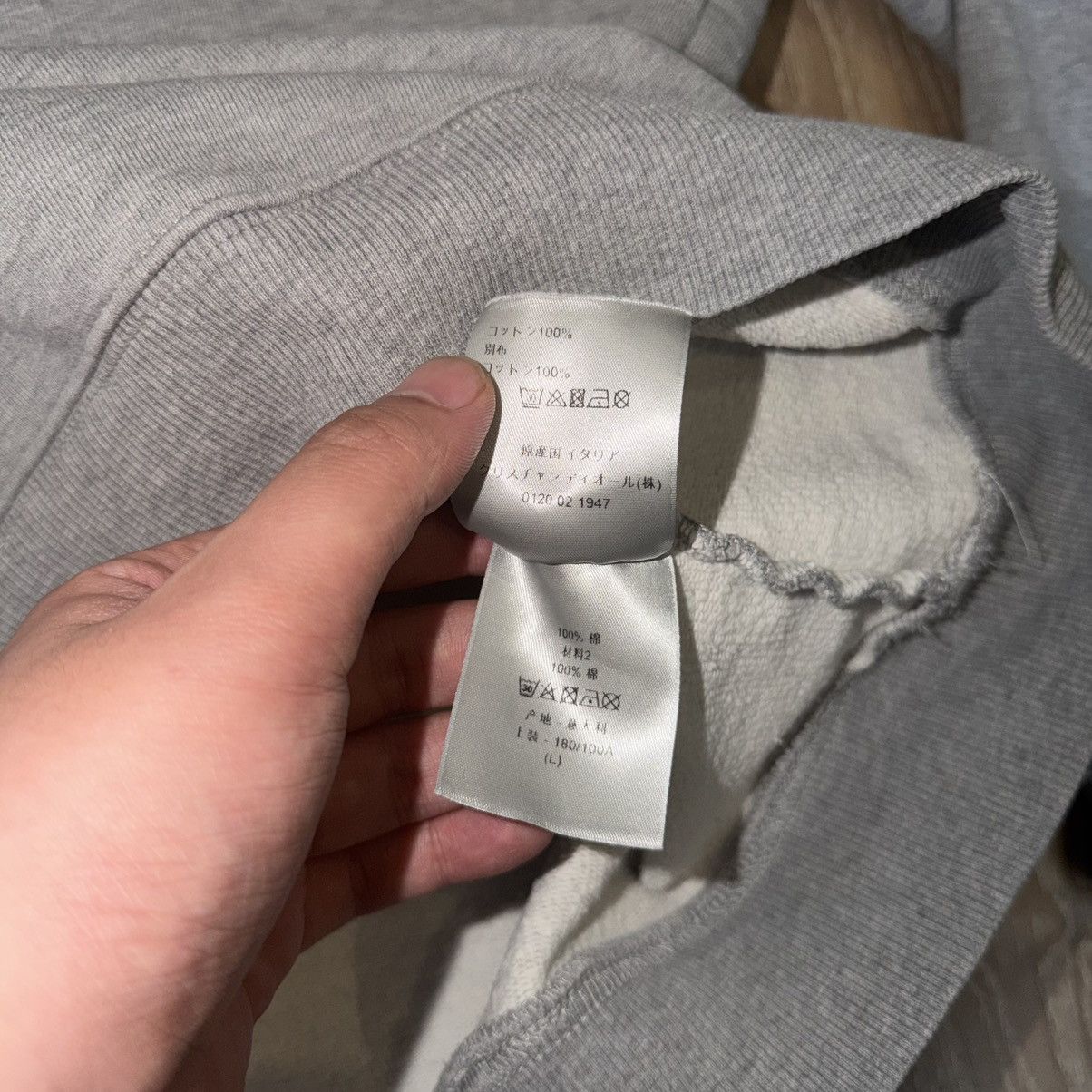 Dior Sz L Dior Homme CD Logo Stitch Sweatshirt mojos1436 Size US L / EU 52-54 / 3 - 4 Thumbnail