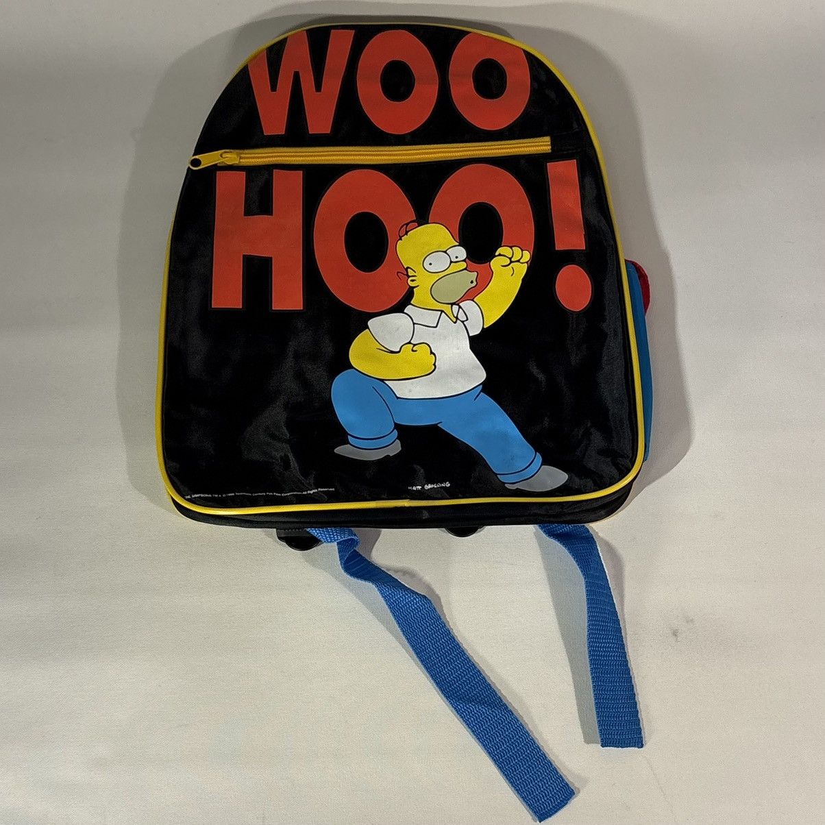 Vintage Vintage 90s Simpsons Bags Homer Woo Hoo! Kidz Biz Backpack Size ONE SIZE - 3 Thumbnail