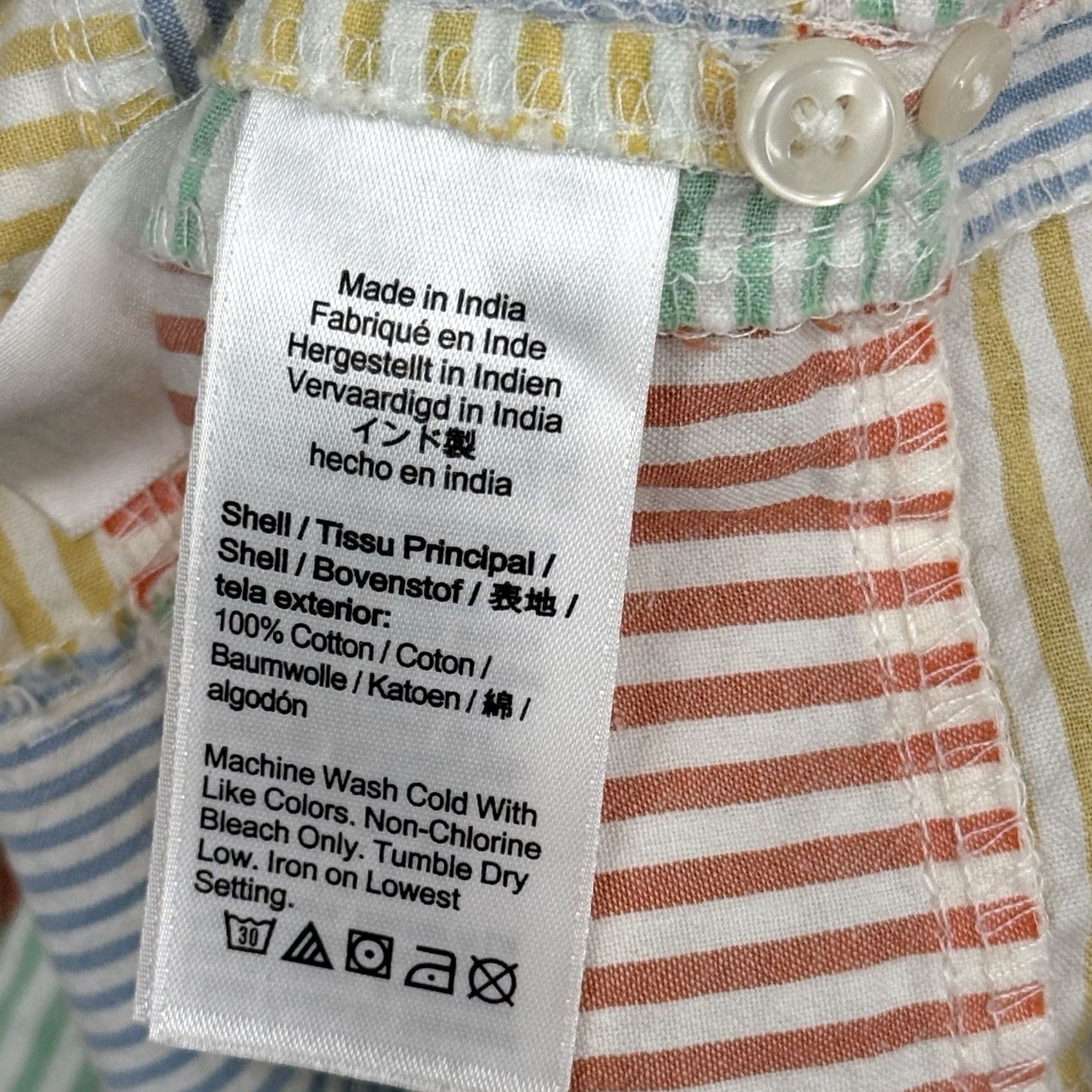 J.Crew J.CREW Seersucker Shirt Mens L Slim Plaid Patchwork Short Sleeve Button Down Size US L / EU 52-54 / 3 - 6 Thumbnail