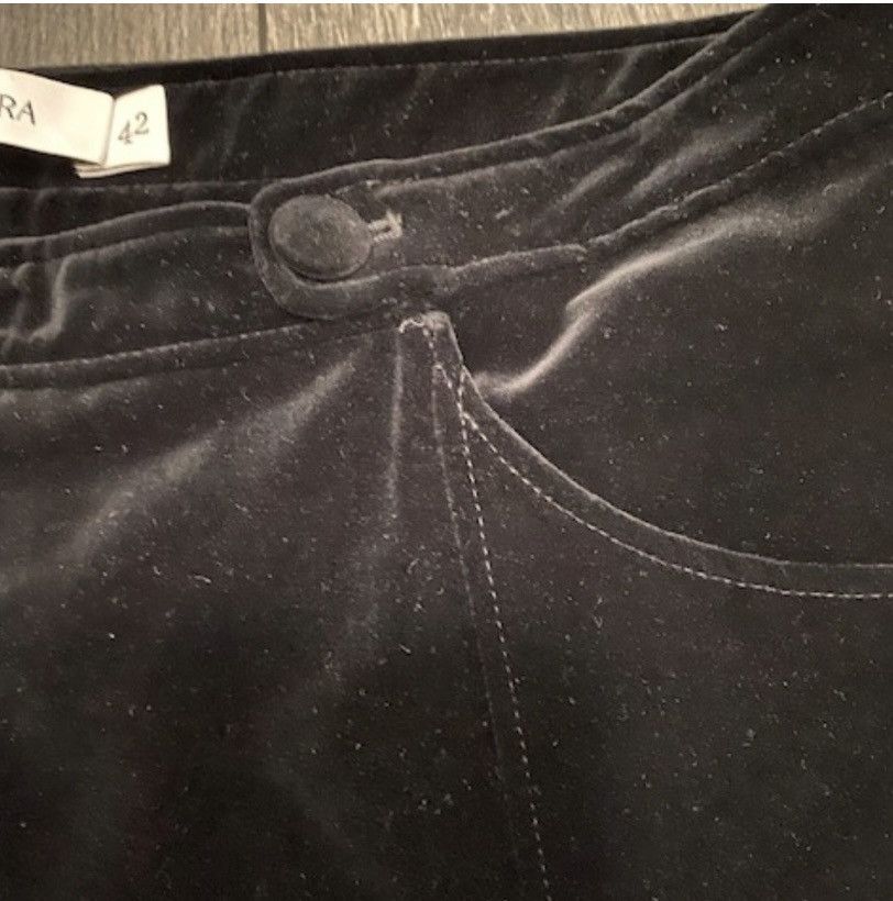 Altuzarra Altuzarra Black Velvet Boot Cut Pants NWOT Size 30" / US 8 / IT 44 - 5 Thumbnail