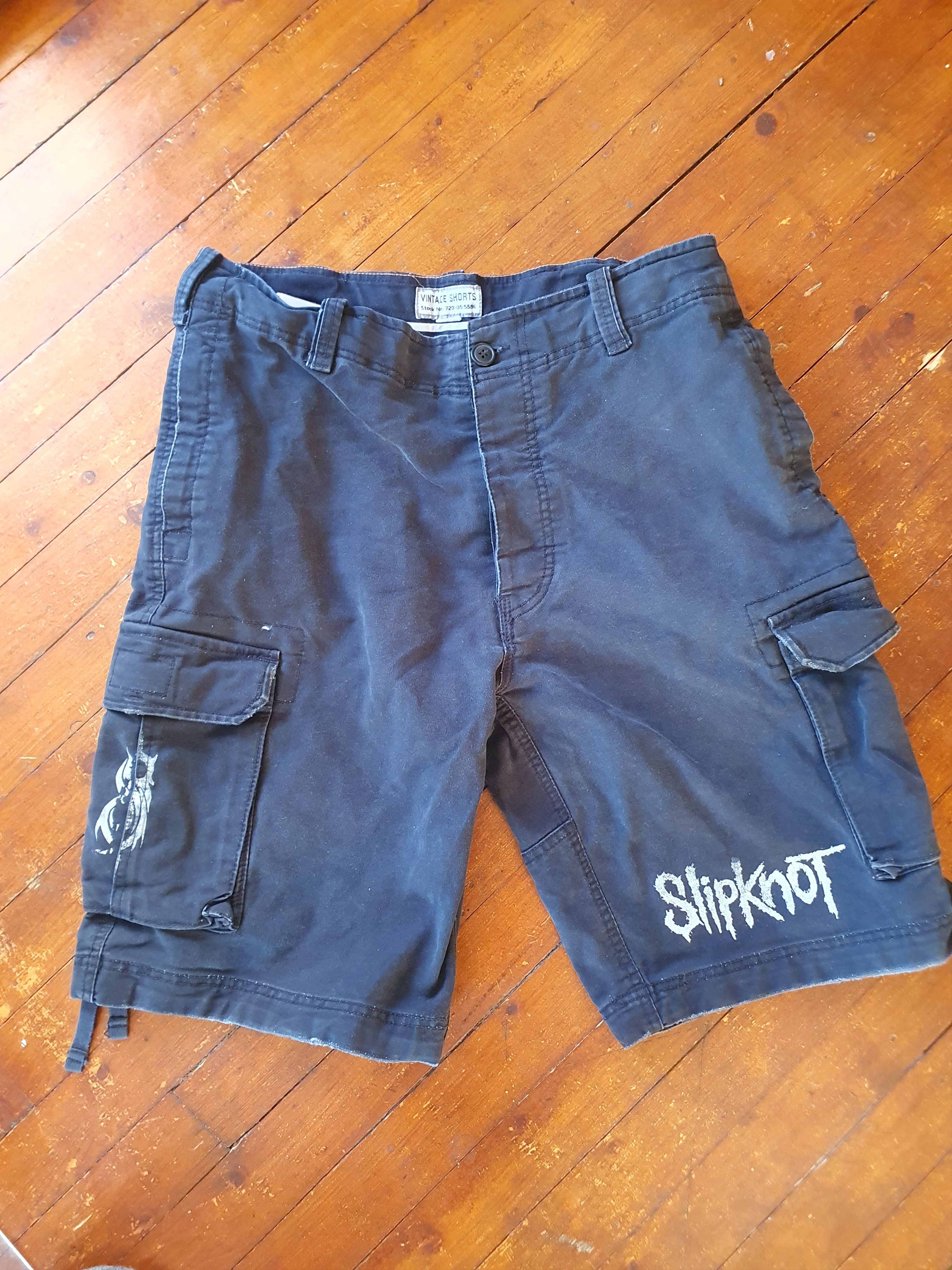 Band Tees × Slipknot × Vintage Slipknot Maggot Vintage Shorts Y2K Cargo Pockets sz 32 Size US 32 / EU 48 - 1 Thumbnail