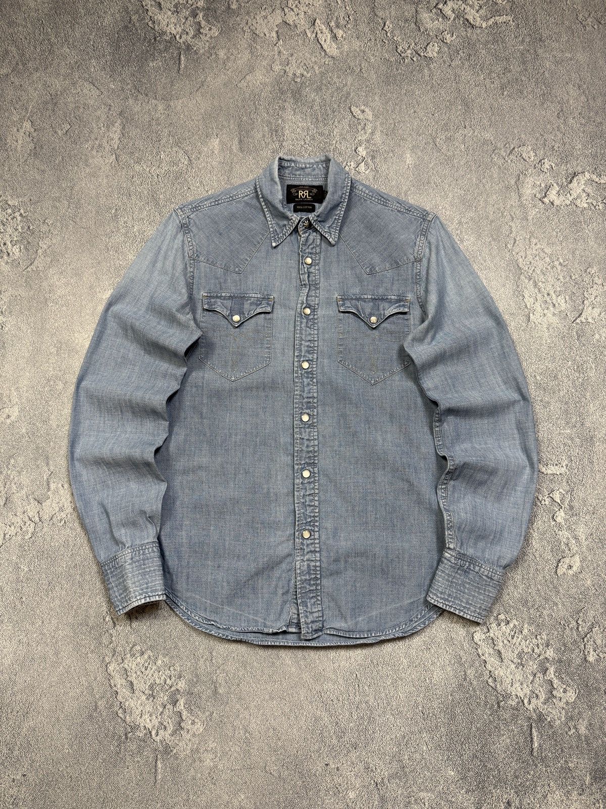 RRL Ralph Lauren Vintage 90s RRL Double RL Ralph Lauren Denim Jacket USA Size US S / EU 44-46 / 1 - 1 Thumbnail