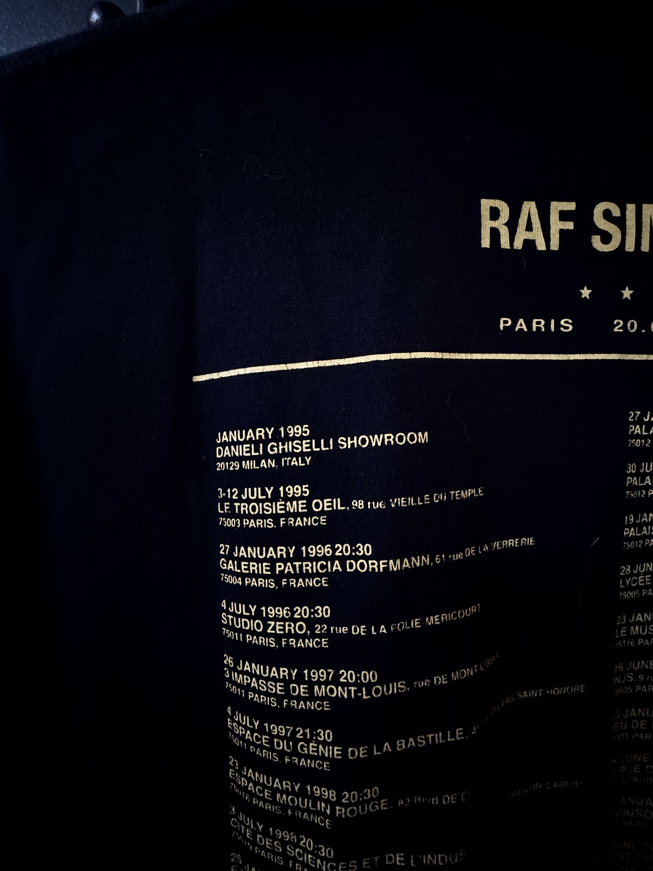 Raf Simons Raf Simons Paris Runway T Shirt! US Men's L Size US L / EU 52-54 / 3 - 11 Thumbnail