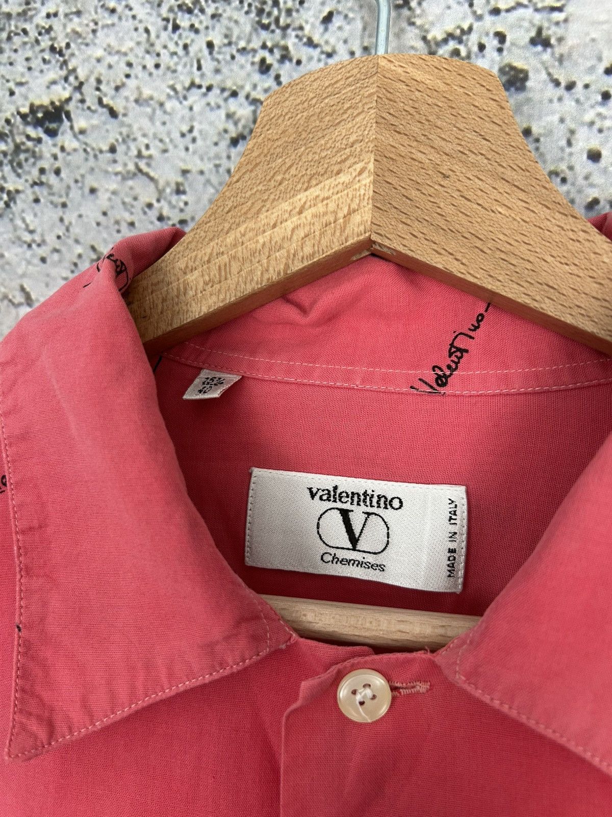 Valentino Vintage Valentino Chemises Made in Italy Designer Archive Size US L / EU 52-54 / 3 - 6 Thumbnail