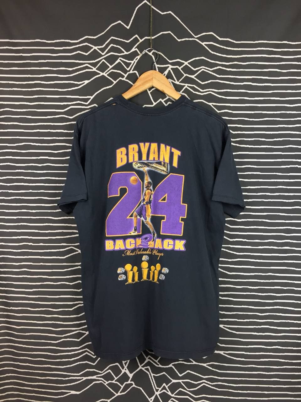 NBA L.A Lakers Kobe Bryant Back To Back NBA MVP Tee Size US L / EU 52-54 / 3 - 6 Thumbnail
