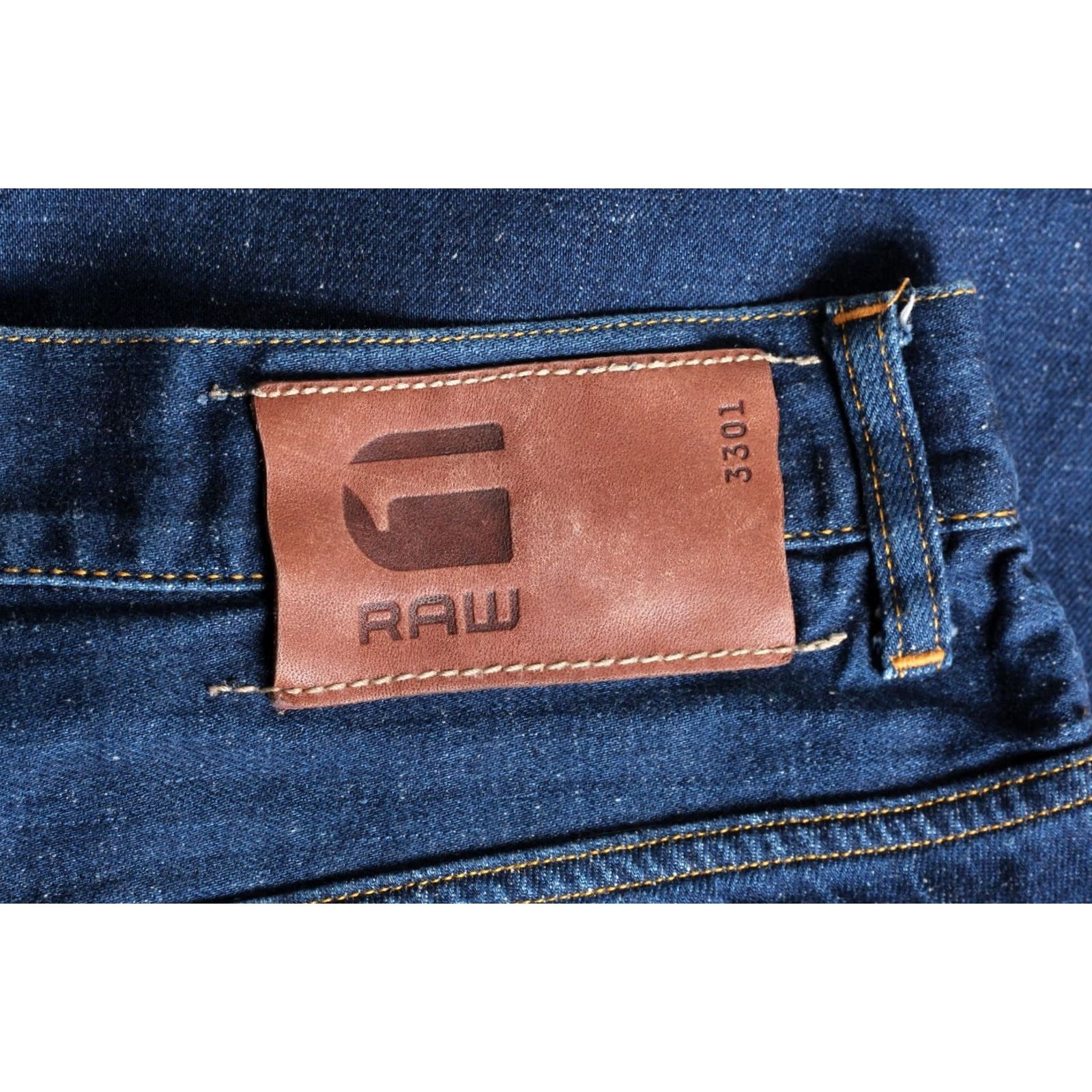 G-Star G-Star Jeans Mens 33 Blue STRAIGHT Denim Shorts Men Size W33 DZ6352 Size US 33 - 3 Thumbnail