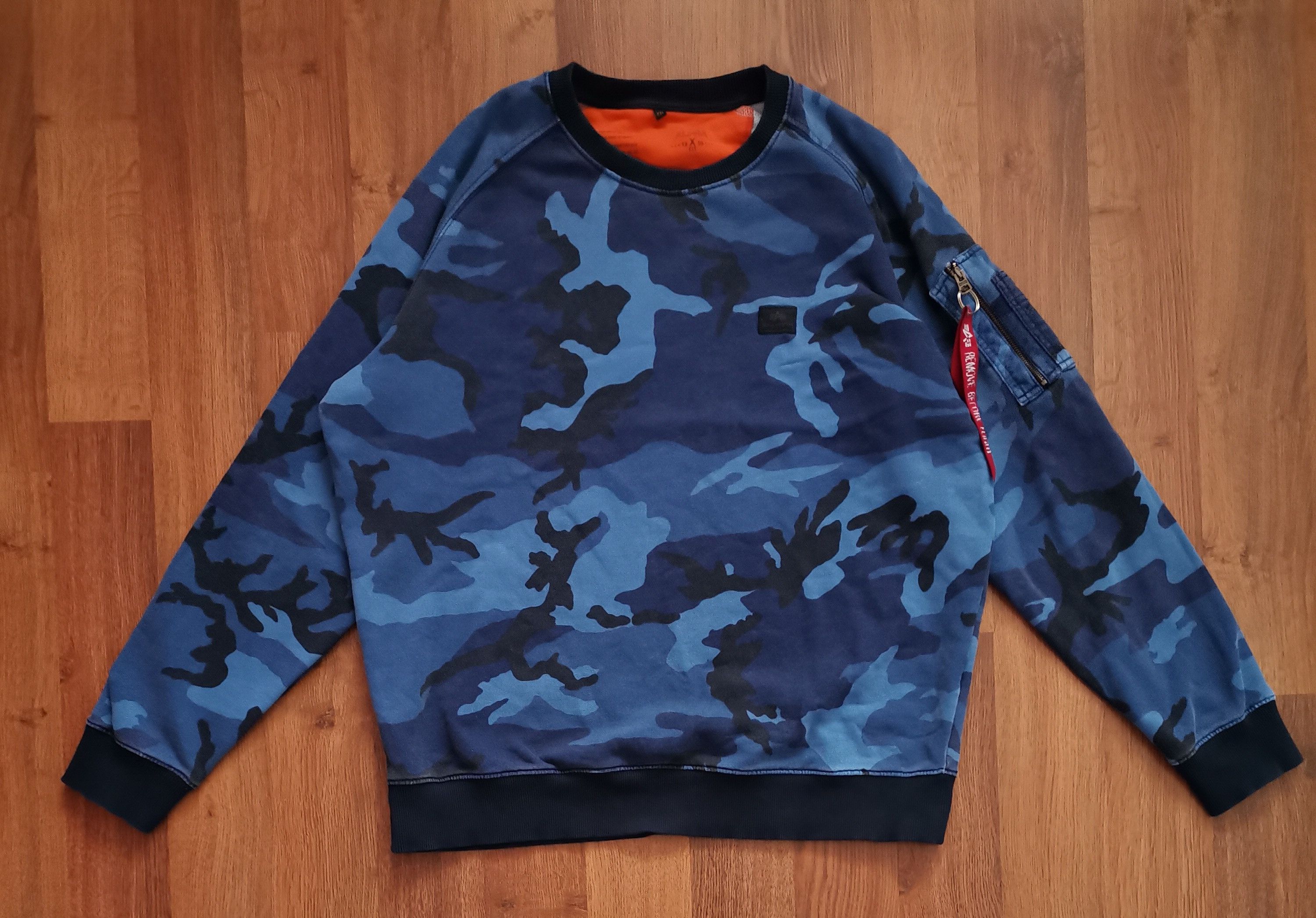 Alpha Industries Alpha Industries Camo Sweatshirt Size US XXL / EU 58 / 5 - 1 Thumbnail