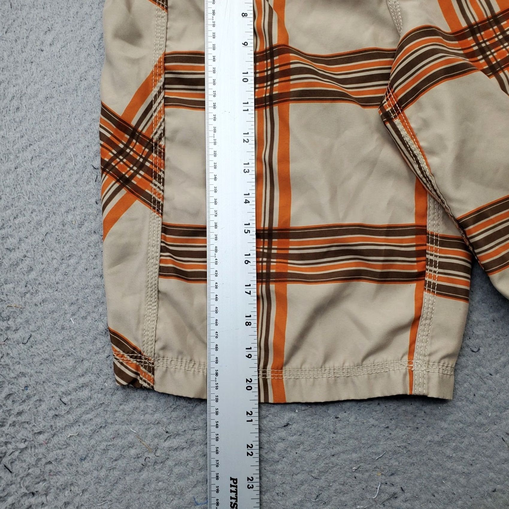 Vintage Wonderwall Mens Board Shorts 32 Multi Plaid Ocean Surfing Drawstring Waist Size US 32 / EU 48 - 3 Thumbnail