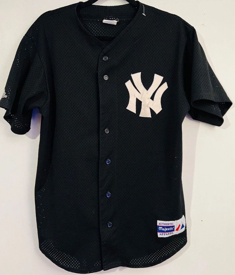 Other Vintage Majestc New York Yankees Black Mesh Jersey Baseball Size US M / EU 48-50 / 2 - 1 Thumbnail
