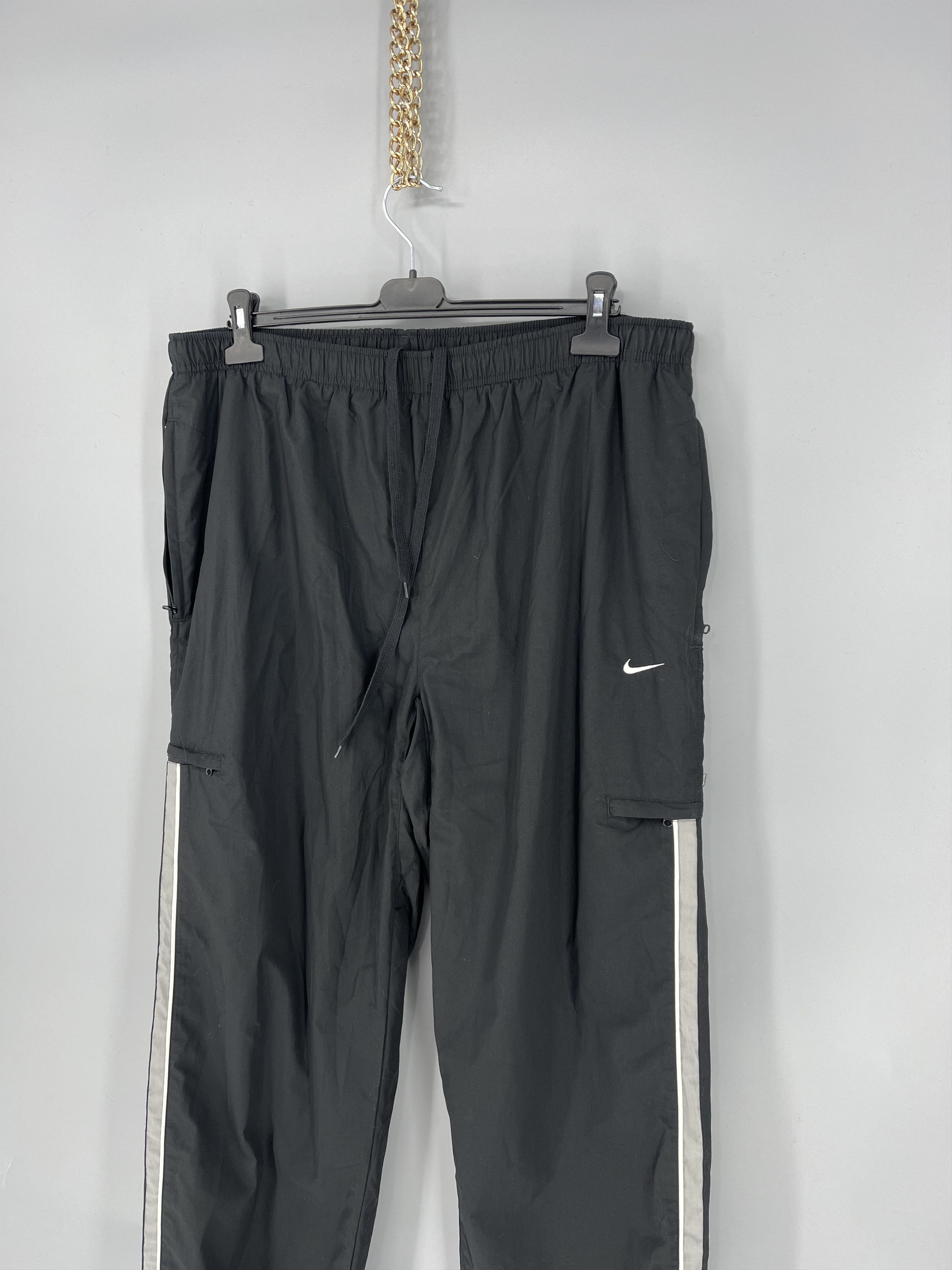 Nike Nike Track Vintage Pants Nylon Drill Y 2 K Swoosh Joggers Size US 40 / EU 56 - 4 Thumbnail