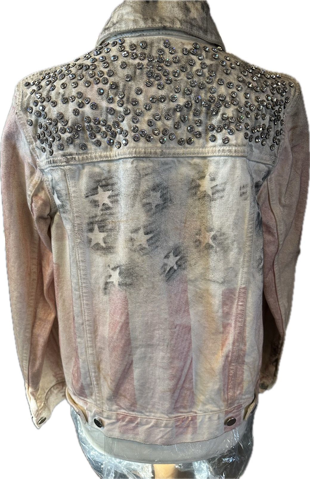Balmain Balmain Spring 2011 Denim USA Flag Print Jacket Size M / US 6-8 / IT 42-44 - 7 Thumbnail