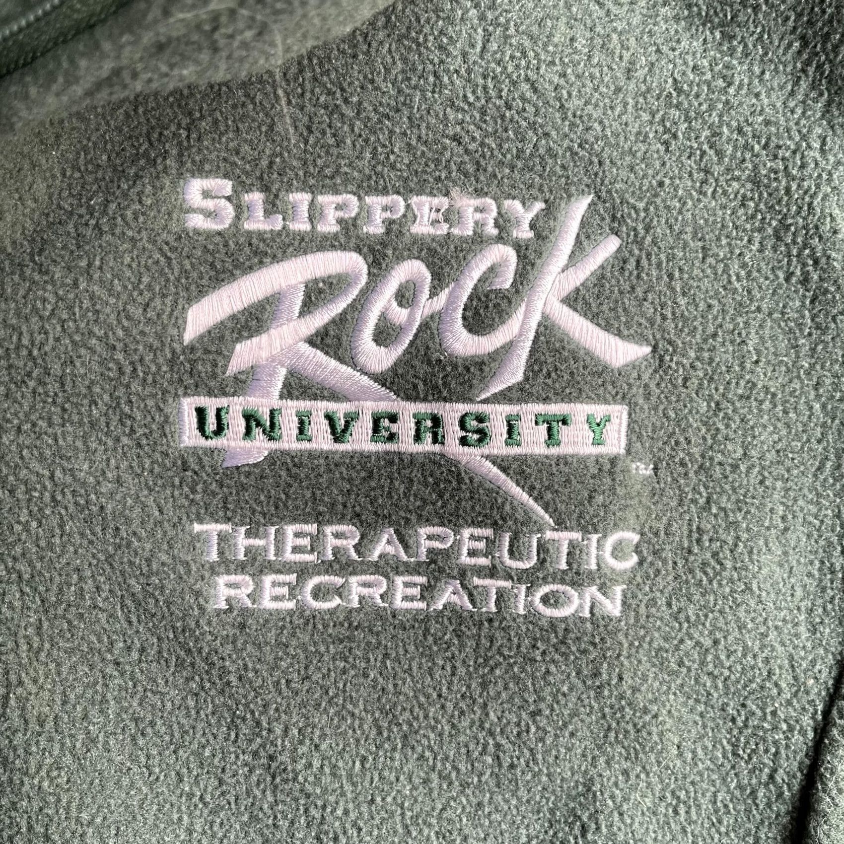 Port Authority Port Authority Slippery Rock University SRU Fleece Jacket Womens M Full Zip Green Size M / US 6-8 / IT 42-44 - 2 Thumbnail