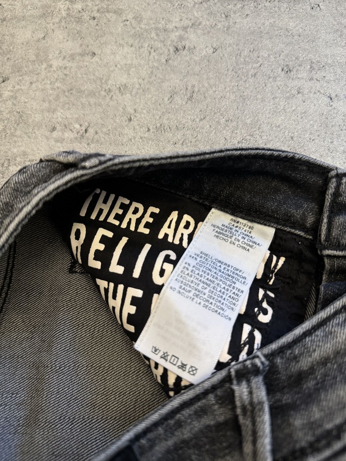 Japanese Brand × True Religion × Vintage True Religion Vintage Skinny Jeans Denim Logo Grey Logo Size 26" / US 2 / IT 38 - 8 Thumbnail