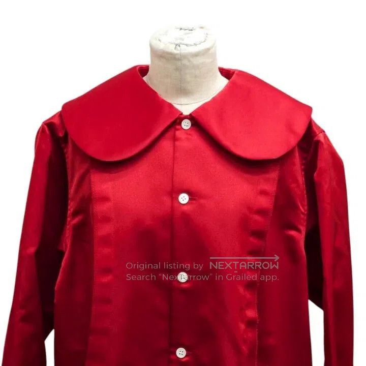 Comme des Garcons Comme Des Garcons Red Peter Pan Collar Long-sleeve Shirt D Size S / US 4 / IT 40 - 3 Thumbnail