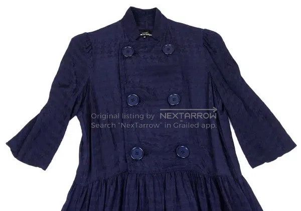 Comme des Garcons Comme Des Garcons Navy Retro Double Breasted Design Dress Size M / US 6-8 / IT 42-44 - 4 Thumbnail