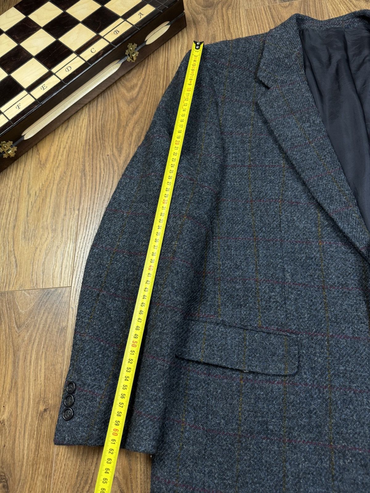 Harris Tweed Vintage wool blazer Harris Tweed original luxury item Size 42L - 6 Thumbnail