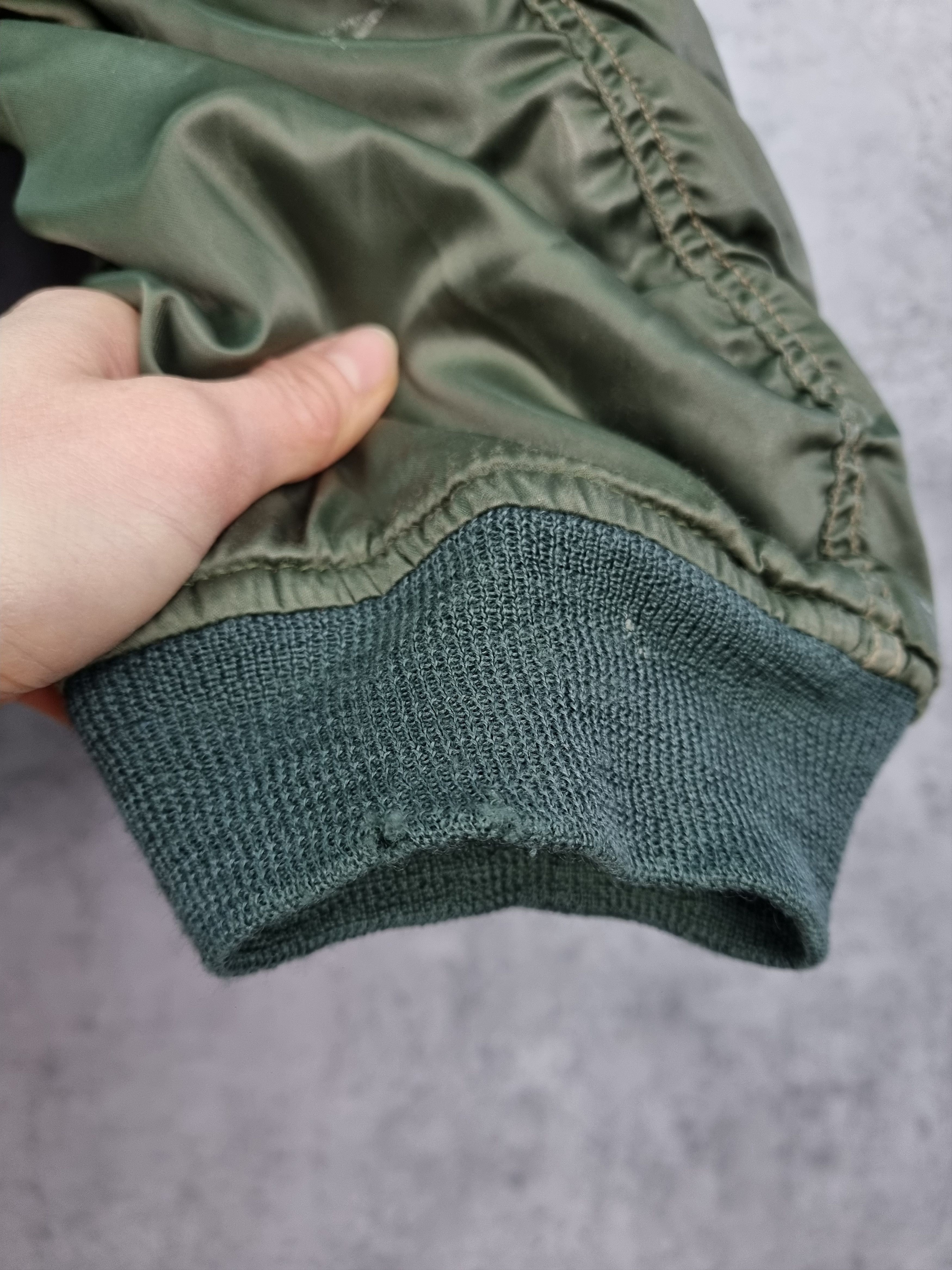 Vintage Destroyed Aviator Dirty Military Nylon Bomber Size US M / EU 48-50 / 2 - 12 Thumbnail