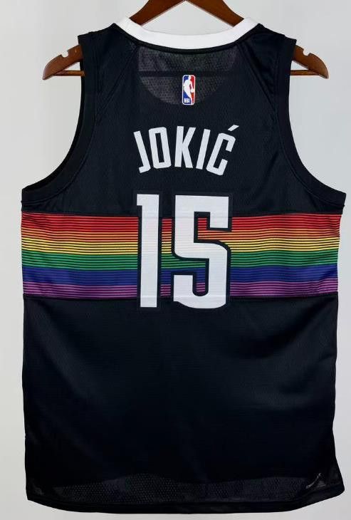 NBA 2026 Denver Nuggets 15 Nikola Jokić Jersey Size US S / EU 44-46 / 1 - 2 Thumbnail