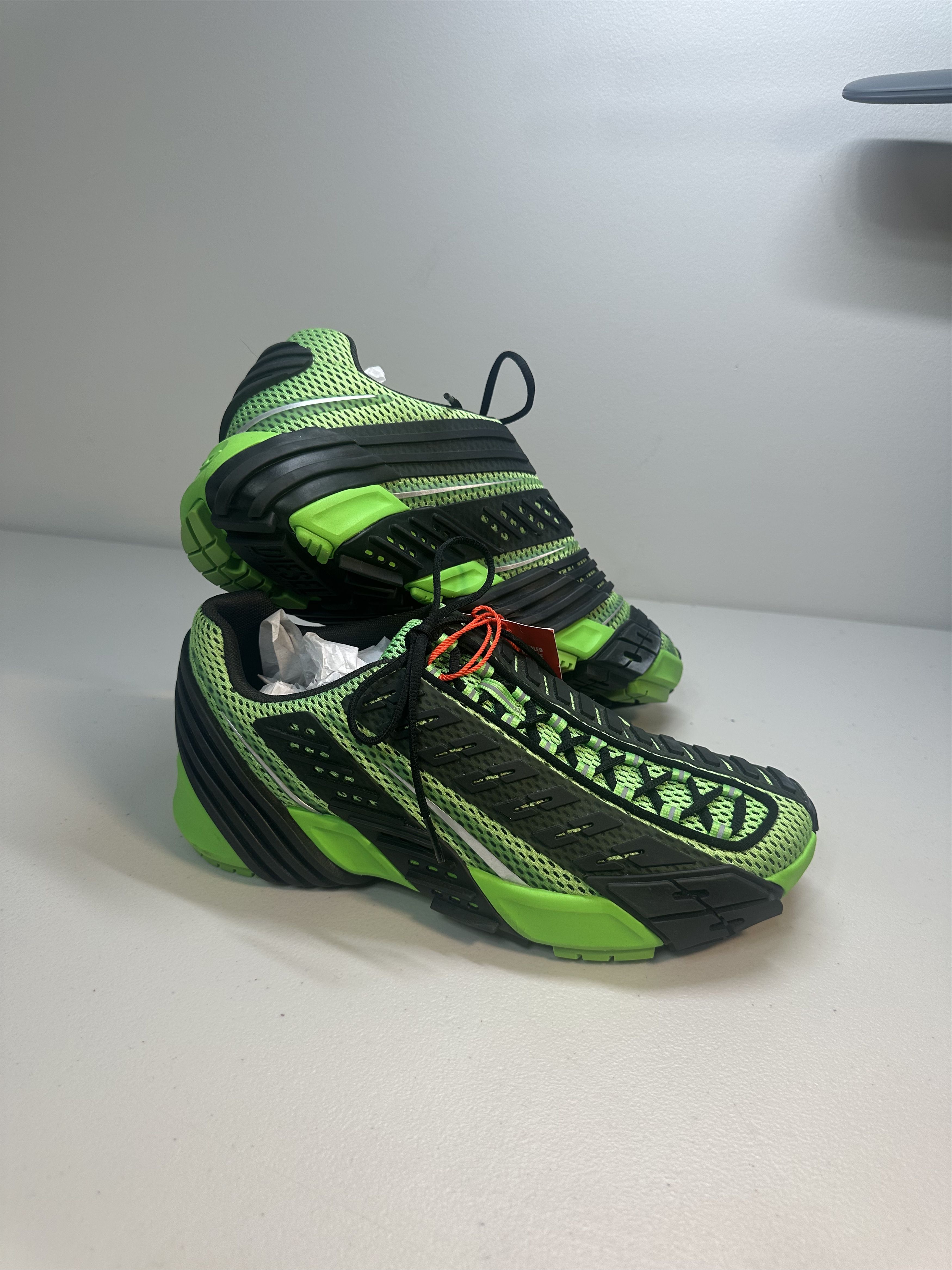 Diesel Diesel Men's Green and Black Trainers Size US 10 / EU 43 - 3 Thumbnail