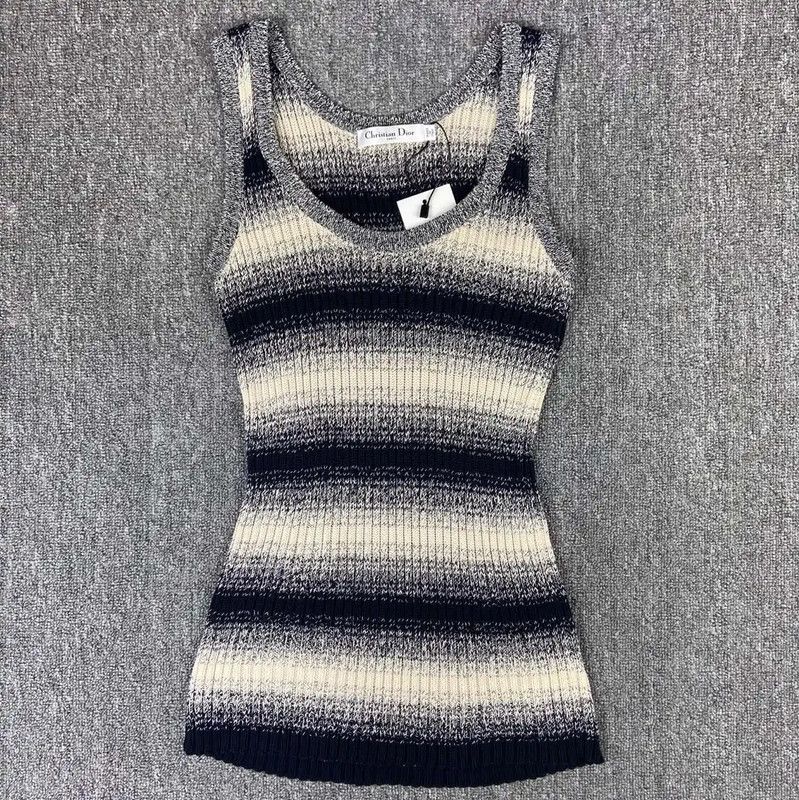 Dior Dior Color Block Wool Blend Dress 0089 Size XS / US 0-2 / IT 36-38 - 1 Thumbnail