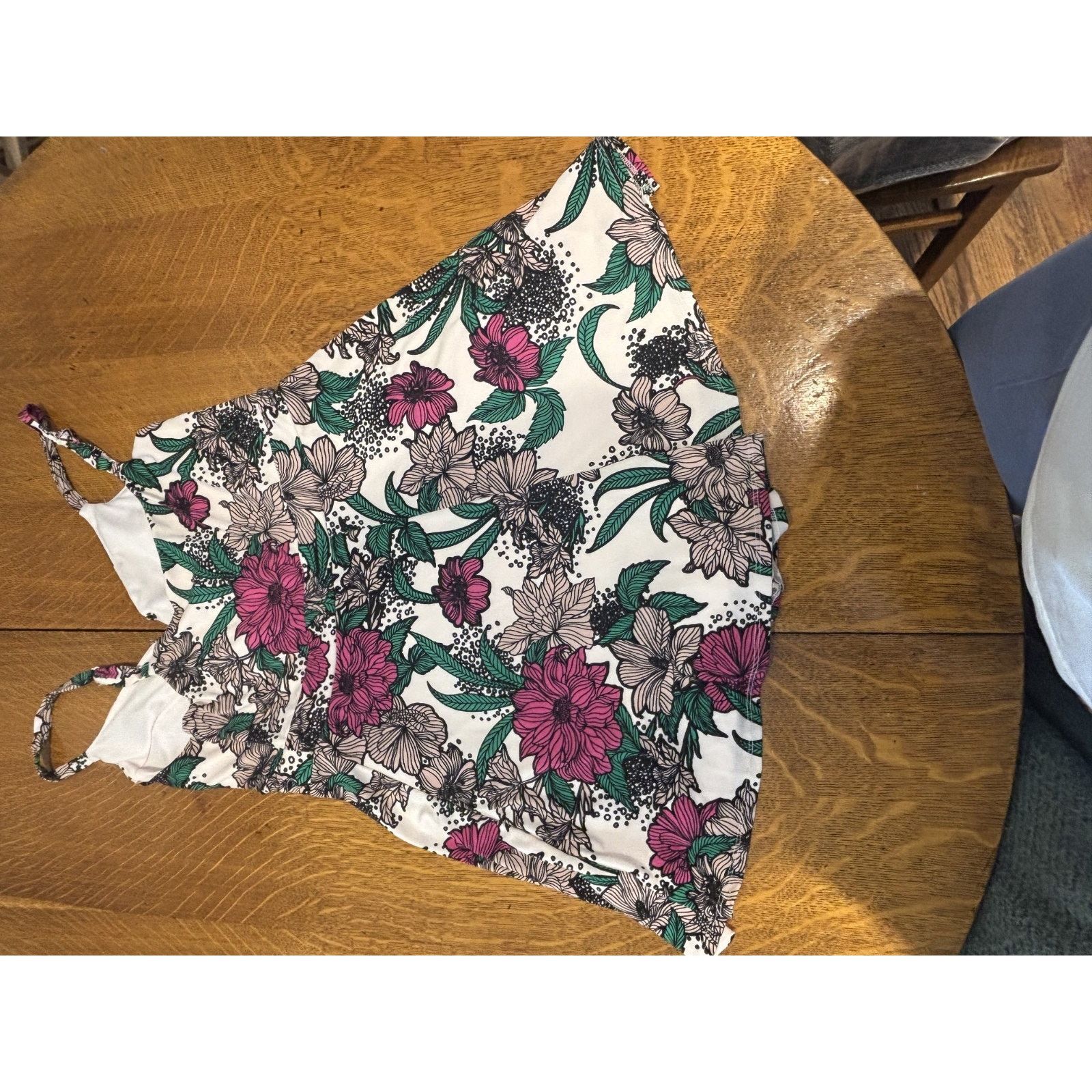 The Unbranded Brand Y2K Candies Floral Babydoll Romper Size L Skort Boho Tank Size 34" / US 12 / IT 48 - 3 Thumbnail