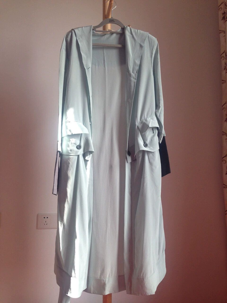 Other Exception Baby Blue Silk Cardigan CottonSleeve New Tags Size XS / US 0-2 / IT 36-38 - 1 Thumbnail