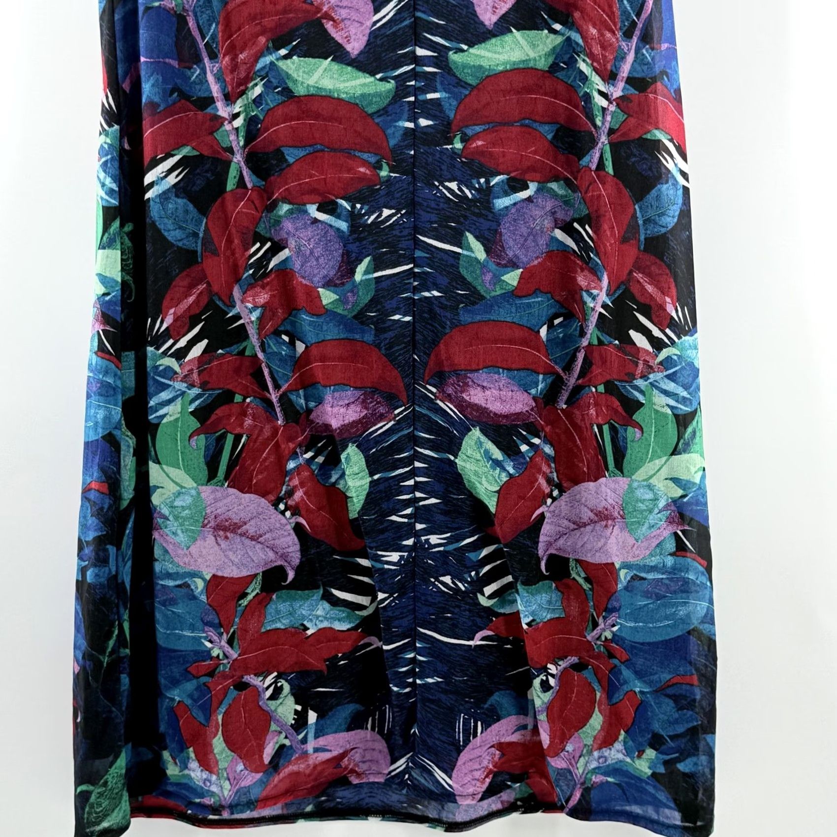 Vintage VINTAGE Dana Buchman Dress Womens Medium Sleeveless A Line Floral Boho Pattern Summer Art Size L / US 10 / IT 46 - 4 Thumbnail