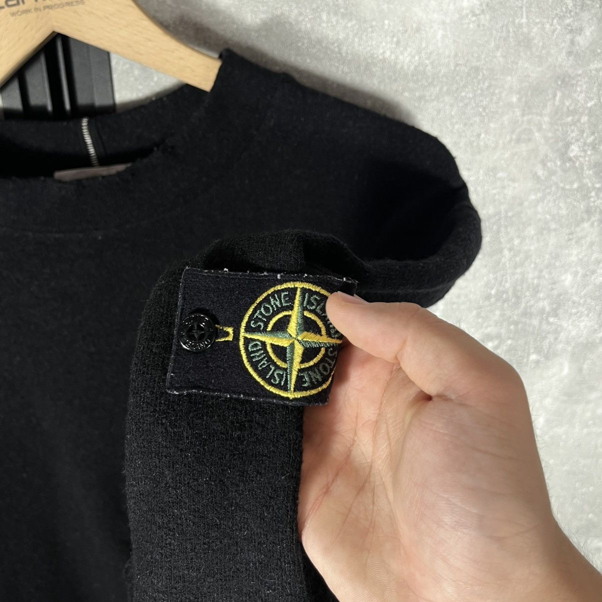 STONE ISLAND 00s VINTAGE ARCHIVE KNIT SWEATER SWEATSHIRT Y2K
