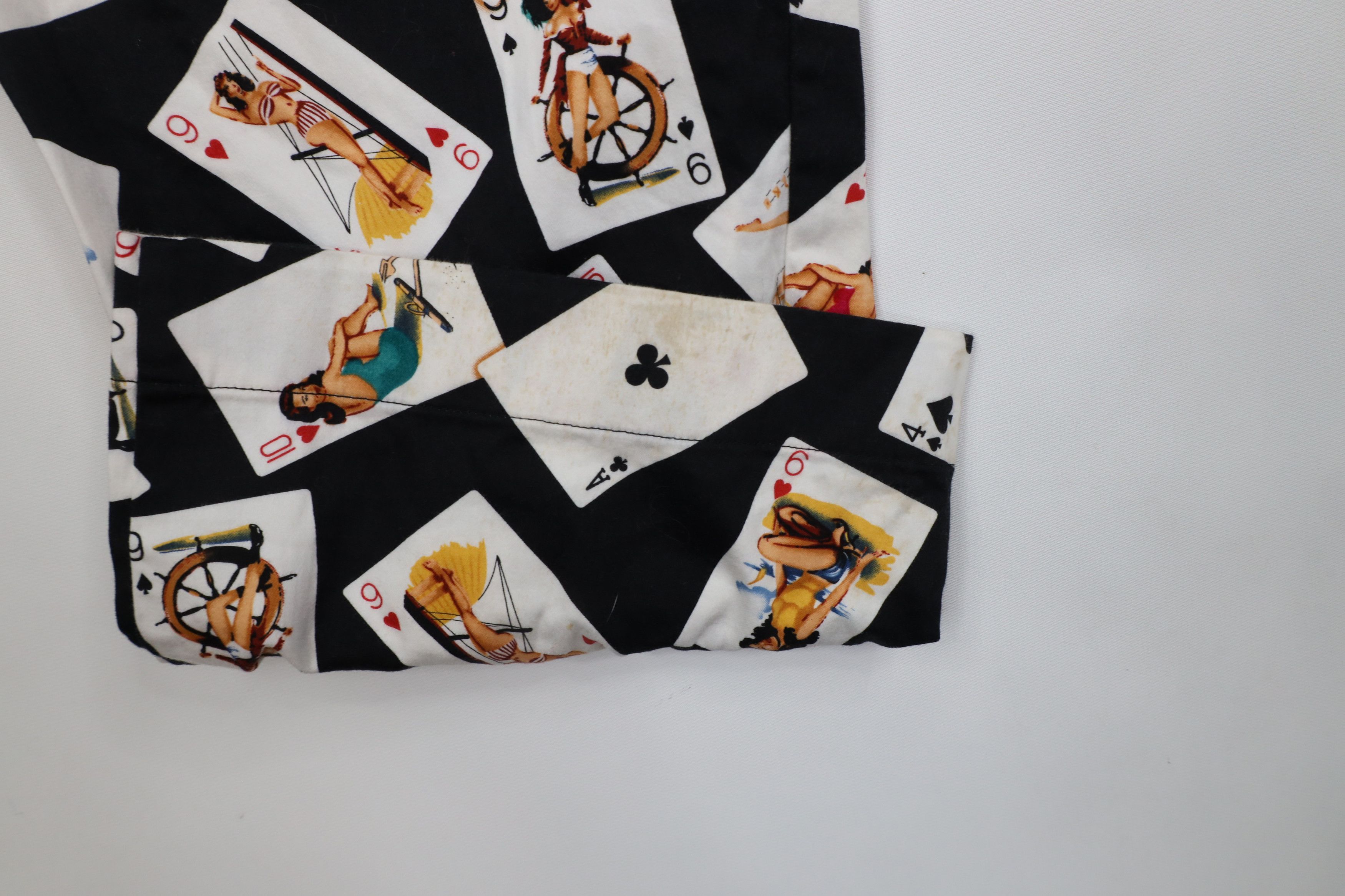 Vintage Loudmouth Golf Pinup Girl Card Poker Golfing Chino Pants Size US 42 / EU 58 - 8 Thumbnail