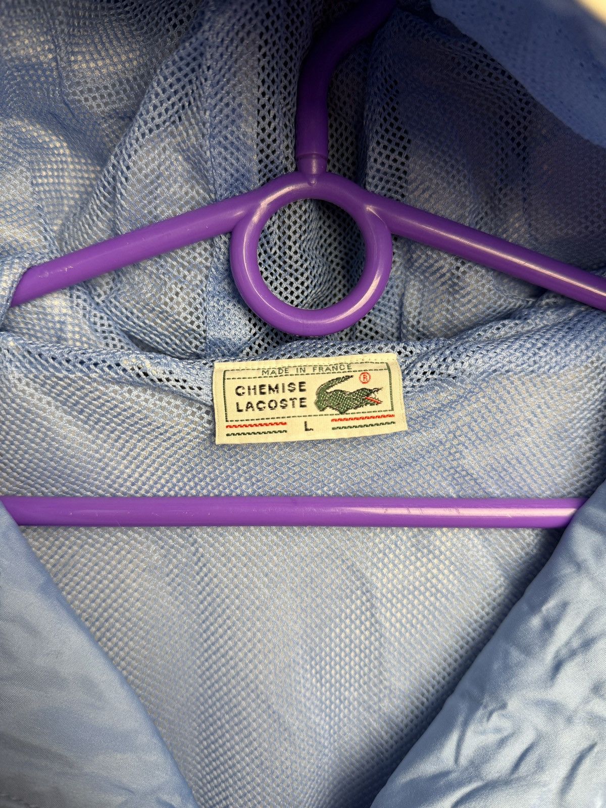 Lacoste Vintage Lacoste Nylon Track Jacket 90s Striped Logo Y2K Size US L / EU 52-54 / 3 - 11 Thumbnail