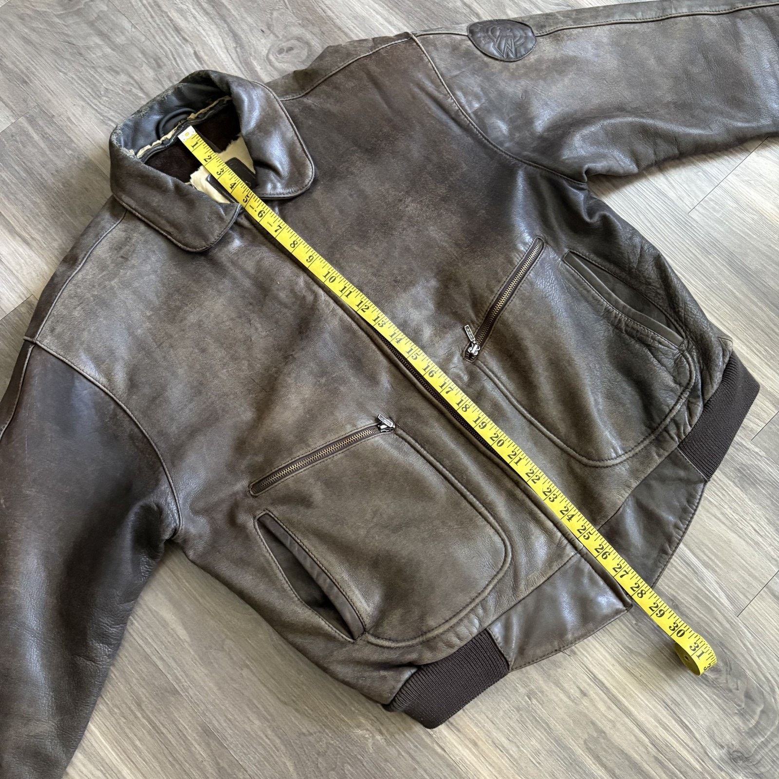 Hein Gericke × Vintage Vintage 1980s Hein Gericke Leather Bomber Jacket Size L Size US L / EU 52-54 / 3 - 6 Thumbnail