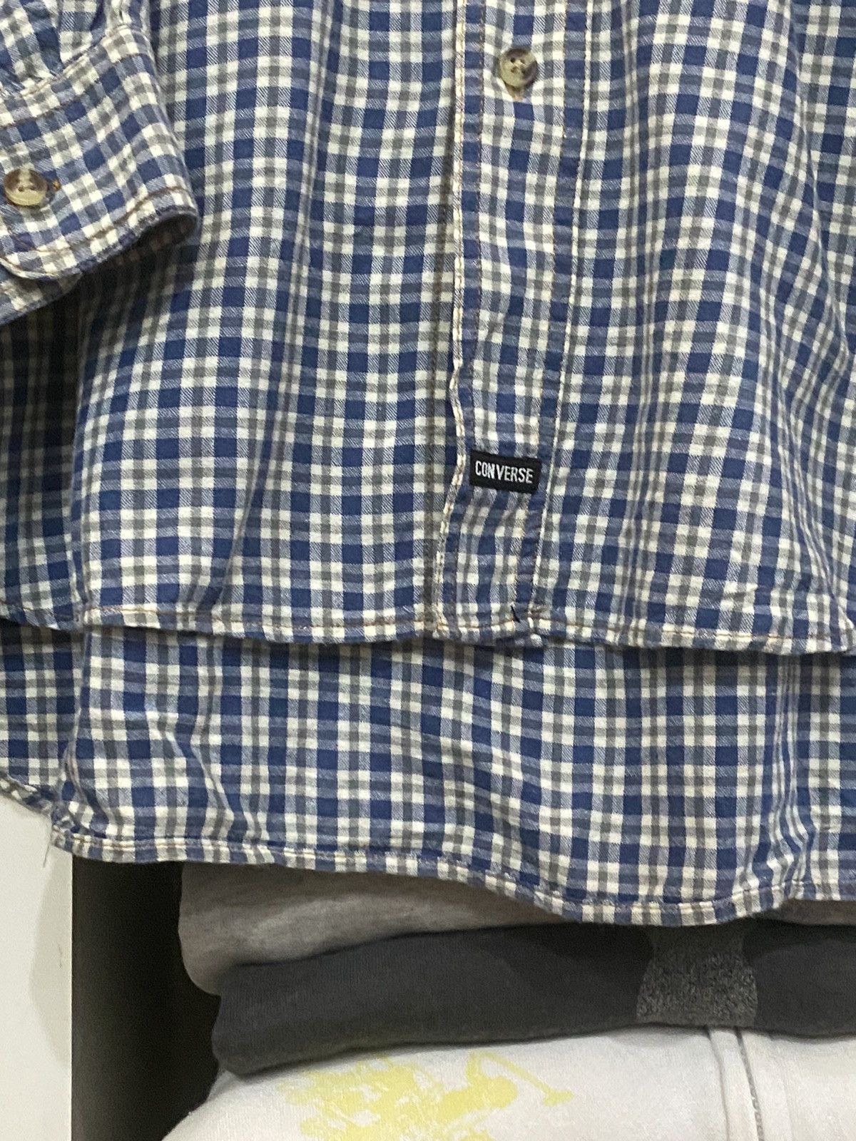 Converse × Flannel × Vintage Vintage Converse Flannel Shirt Size US XXL / EU 58 / 5 - 9 Thumbnail