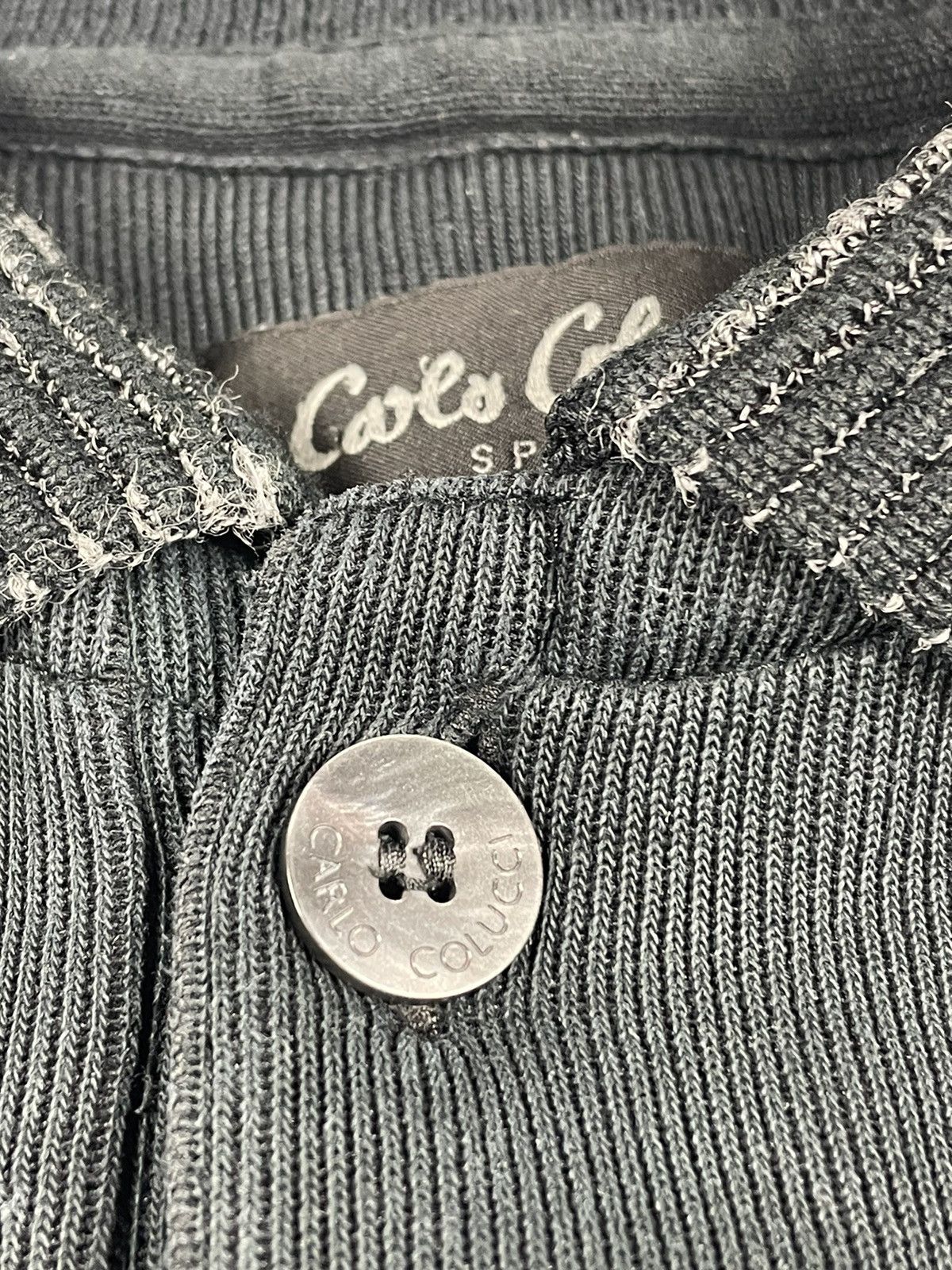 Carlo Colucci × Vintage Caro Colucci pullover crewneck sweatshirt zip rare boxy cool Size US XL / EU 56 / 4 - 5 Thumbnail