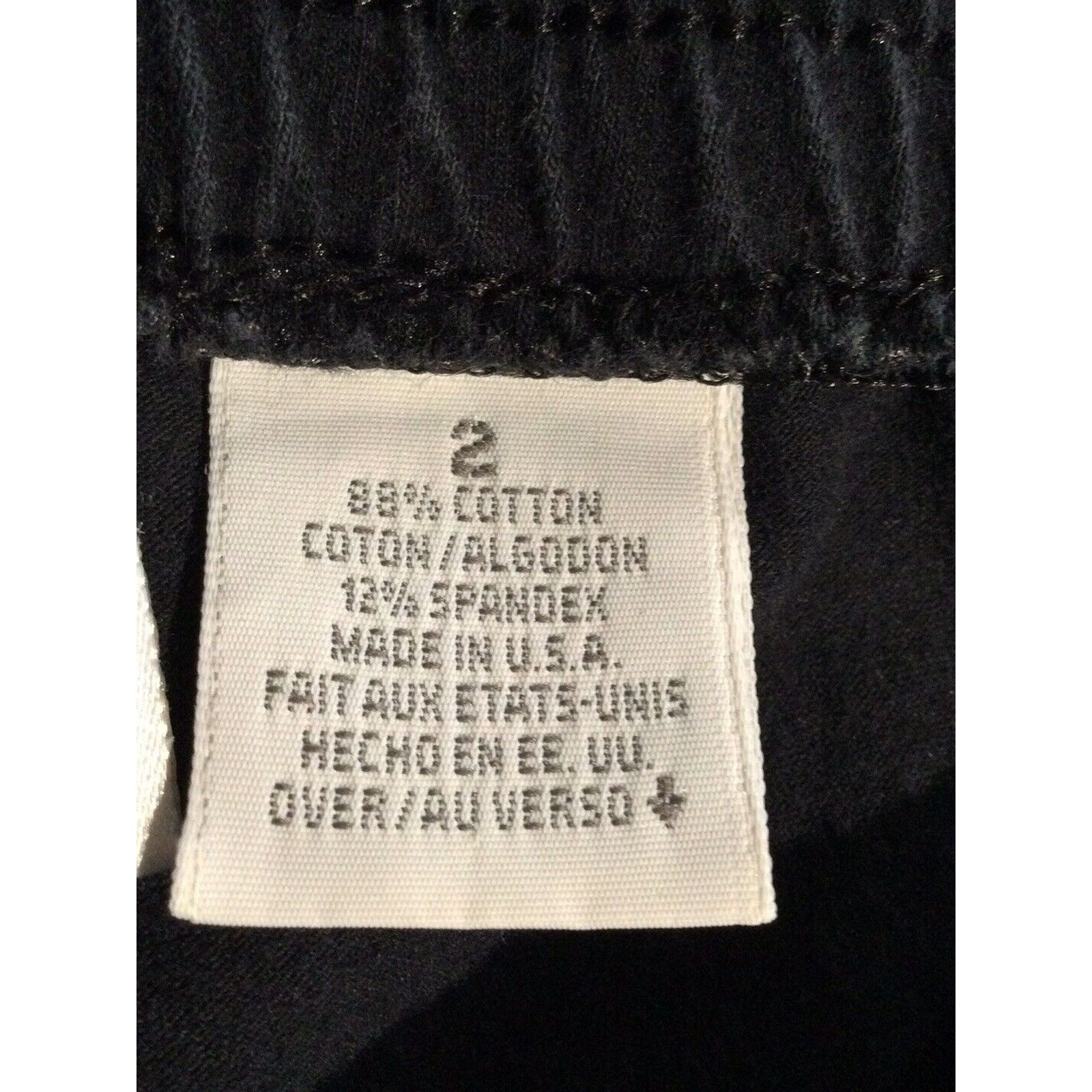 Other Elisabeth / Liz Claiborne Black Cotton Spandex Pant Size 2 Size 26" / US 2 / IT 38 - 7 Thumbnail