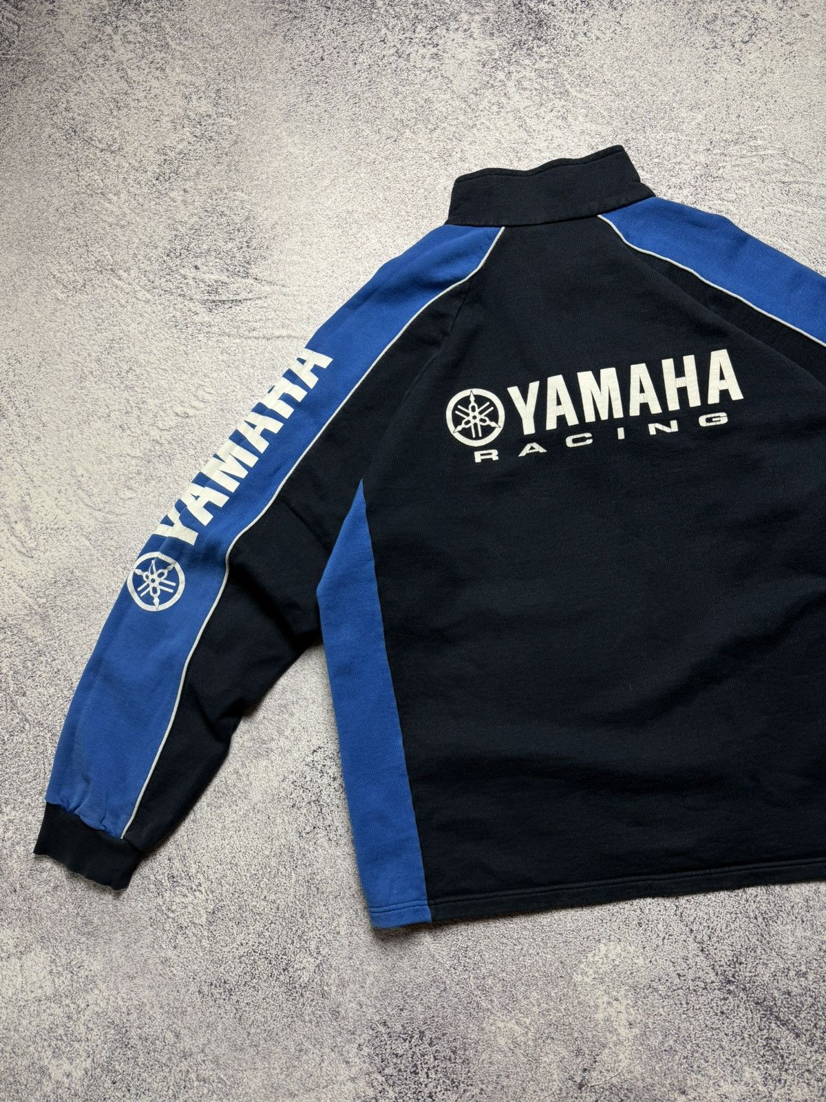 Yamaha Vintage Yamaha Half Zip Sweatshirt Moto Racing NASCAR Style Size US XL / EU 56 / 4 - 12 Thumbnail