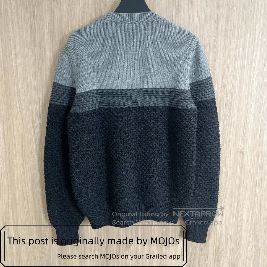 Prada Sz 52 Prada Thick Multi Gray Sweater mojos17591015. Size US L / EU 52-54 / 3 - 2 Thumbnail