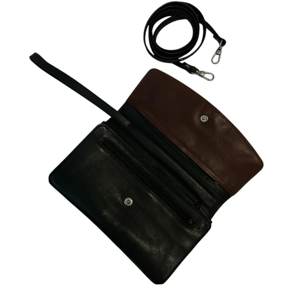 Designer Vintage Derek Alexander leather 2-way crossbody bag/wristlet Size ONE SIZE - 1 Thumbnail