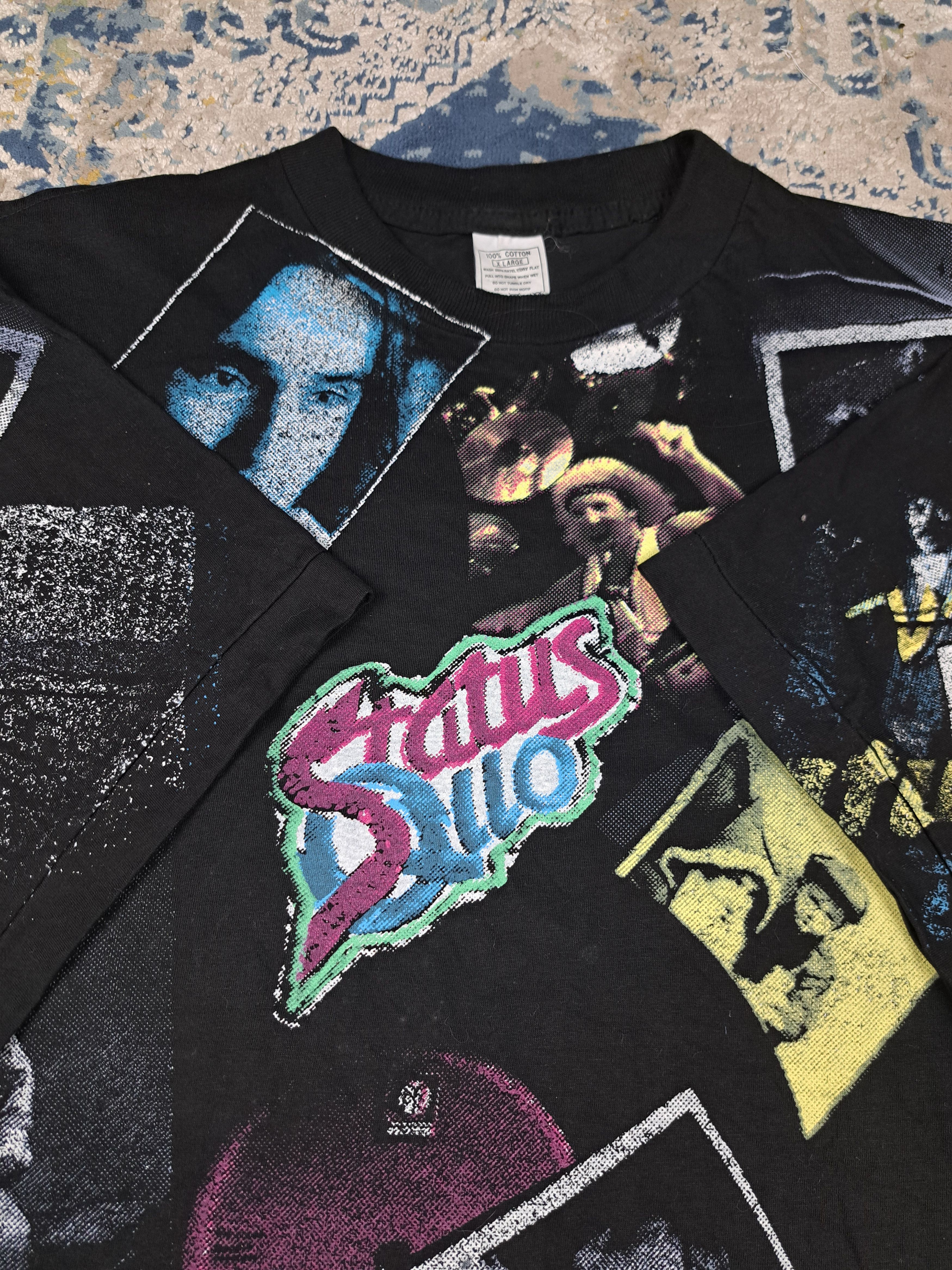 Band Tees Vintage 1991 Status Quo Fullprint Single Stitch Tee AOP Size US XL / EU 56 / 4 - 3 Thumbnail