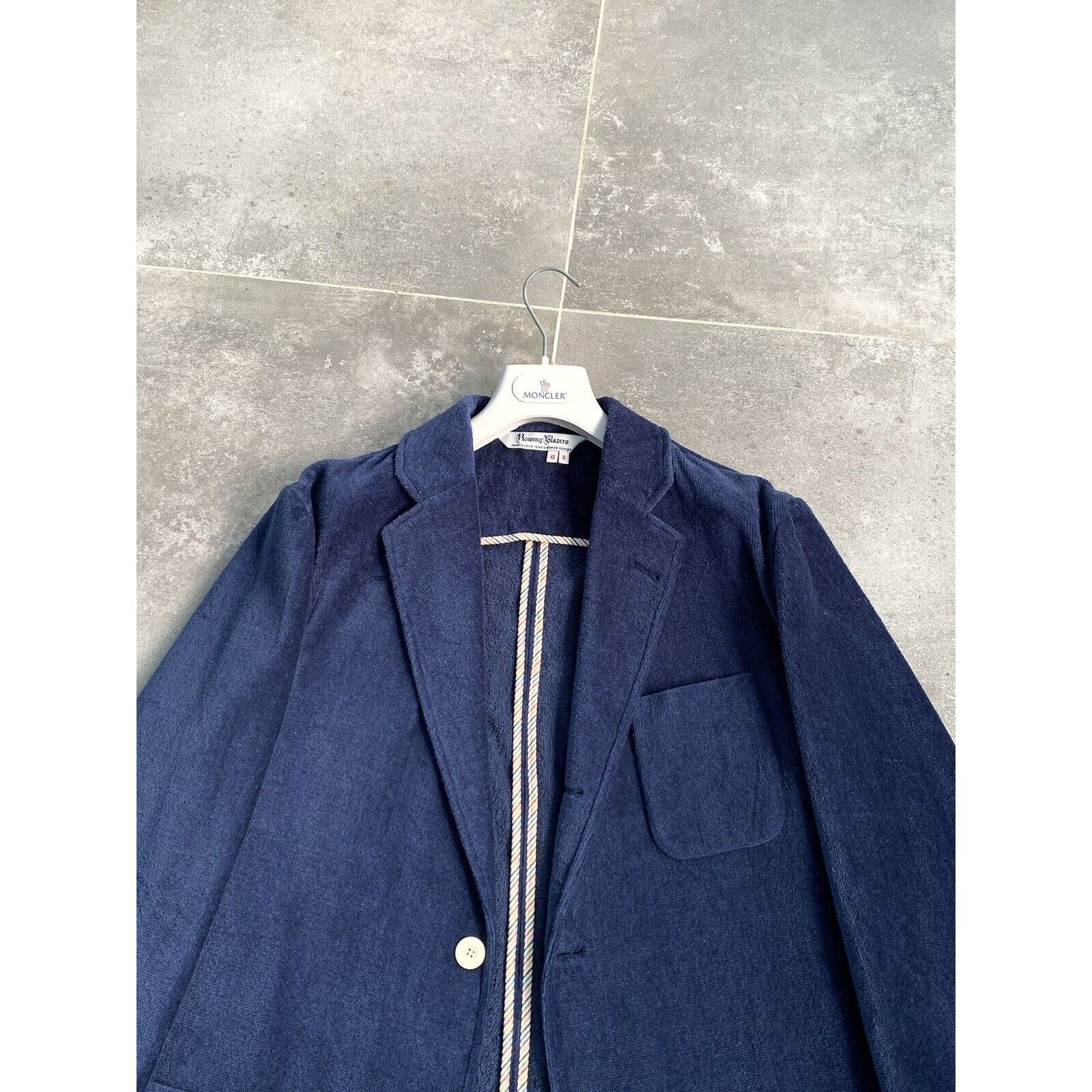 Japanese Brand × Rowing Blazers Mens ROWING BLAZERS Terrycloth Sport Blazer Jacket EU52 UK42 Size 52R - 4 Thumbnail
