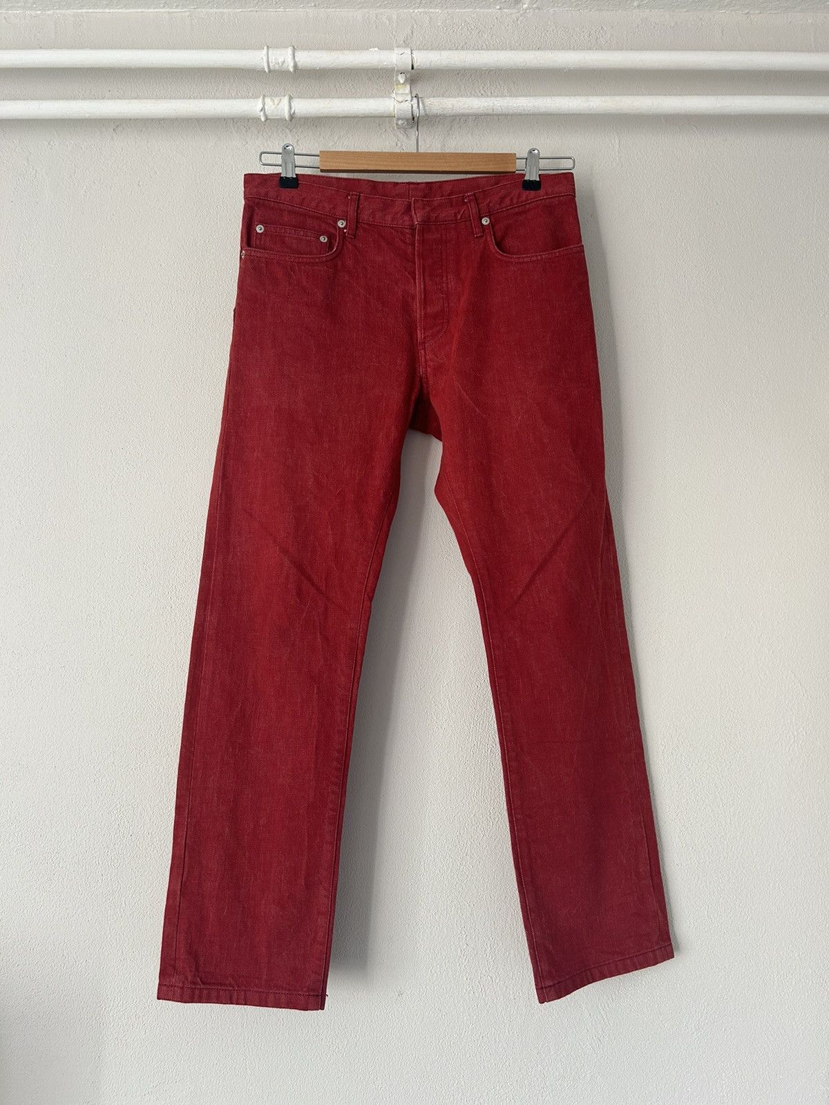Red Denim Jeans