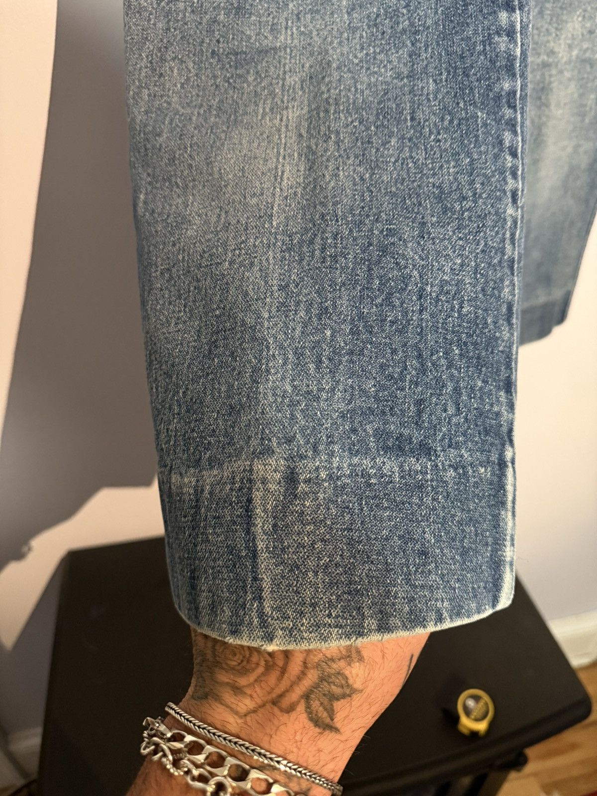 Vintage Vintage Sergio Valente Honey Comb Faded Jeans 90s Rare Size US 36 / EU 52 - 8 Thumbnail